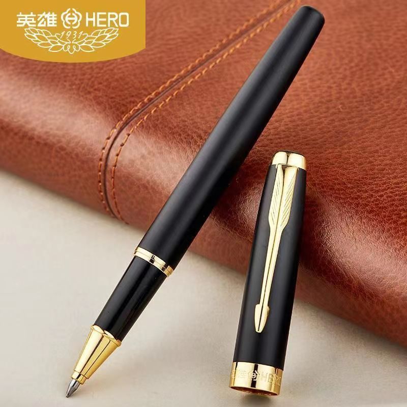 Fashion 606 Series Metal Ballpoint Pen Set with Heavy Feel Includes Pen Gift Box Black Ink Elegant and Stylish 241108