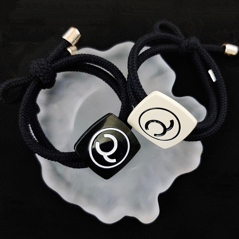 designer female woman girls Special Letter Elastic Hair Rubber Band Cute Letters luxury Hair Ties Fashion simple Hair Accessories