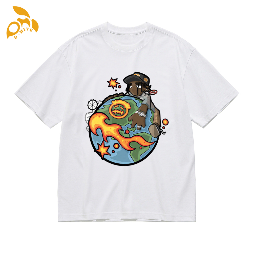 Designer Oversize Customized Summer Men's Women's shirt Short Sleeve Round neck outdoor breathable Shipping From US