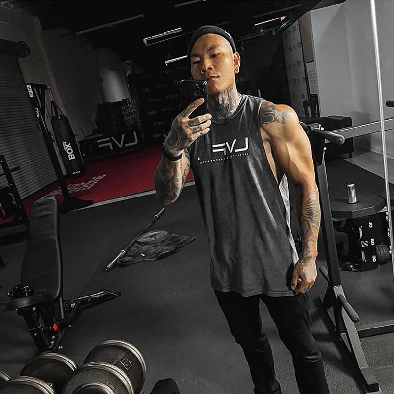 Mens Summer Gym Dry Quickly Tank Top Man Bodybuilding Clothing Sleeveless Shirt Casual Vest Muscle Workout Singlets Undershirt 250609