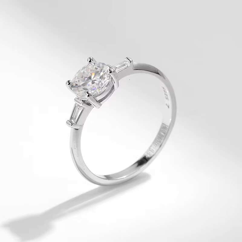14k 18k Gold Round Engagement Ring Lab Grown Diamond Ring Promise Solitaire Diamond Ring