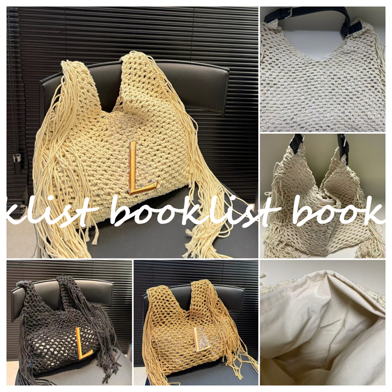 New Arrival Shoulder Bags Fashion Designer Tassel Woven Bags For women Big Capacity 31124