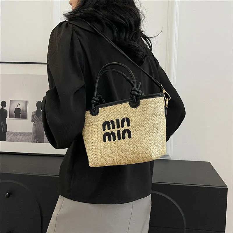 Tote bag designer bag handbag luxury shoulder bag crossbody beach bag ladies mini braided bag high quality versatile commuter bag