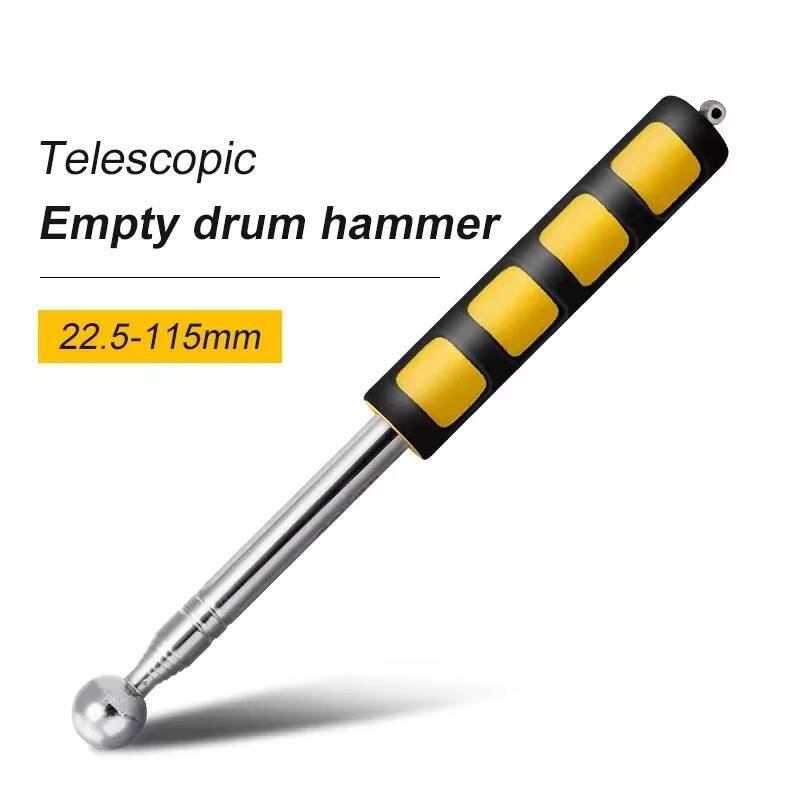 115/160Cm Multifunction Telescopic Self Defense Hammers Empty Drum Hammer Rod Inspection Room Tools Metel Test