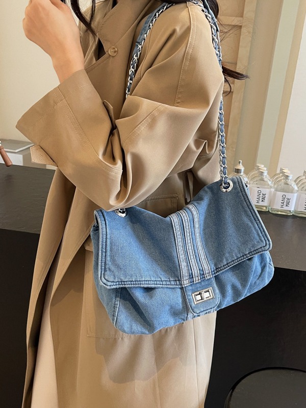 Free shipping designer Shoulder bags for womans ladies flap lady fashion casual square Denim wandering bag handbag women crossbody Underarm bag