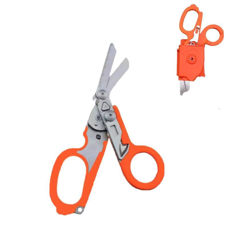 Multifunctional Trauma Foldable Stainless Steel Tactical Medical Scissors For Hospitals Home Outdoor Camping Travelling tues