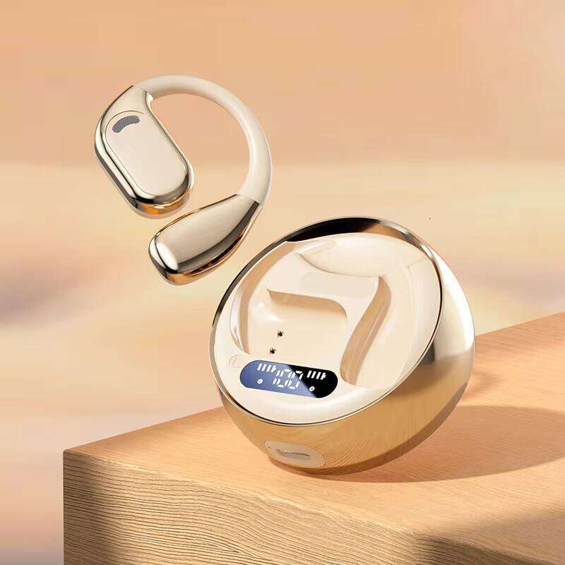 DHgargets M76 Sport Earphones with Digital Display Noise Reduction Earbuds Featuring Power and Battery Indicator