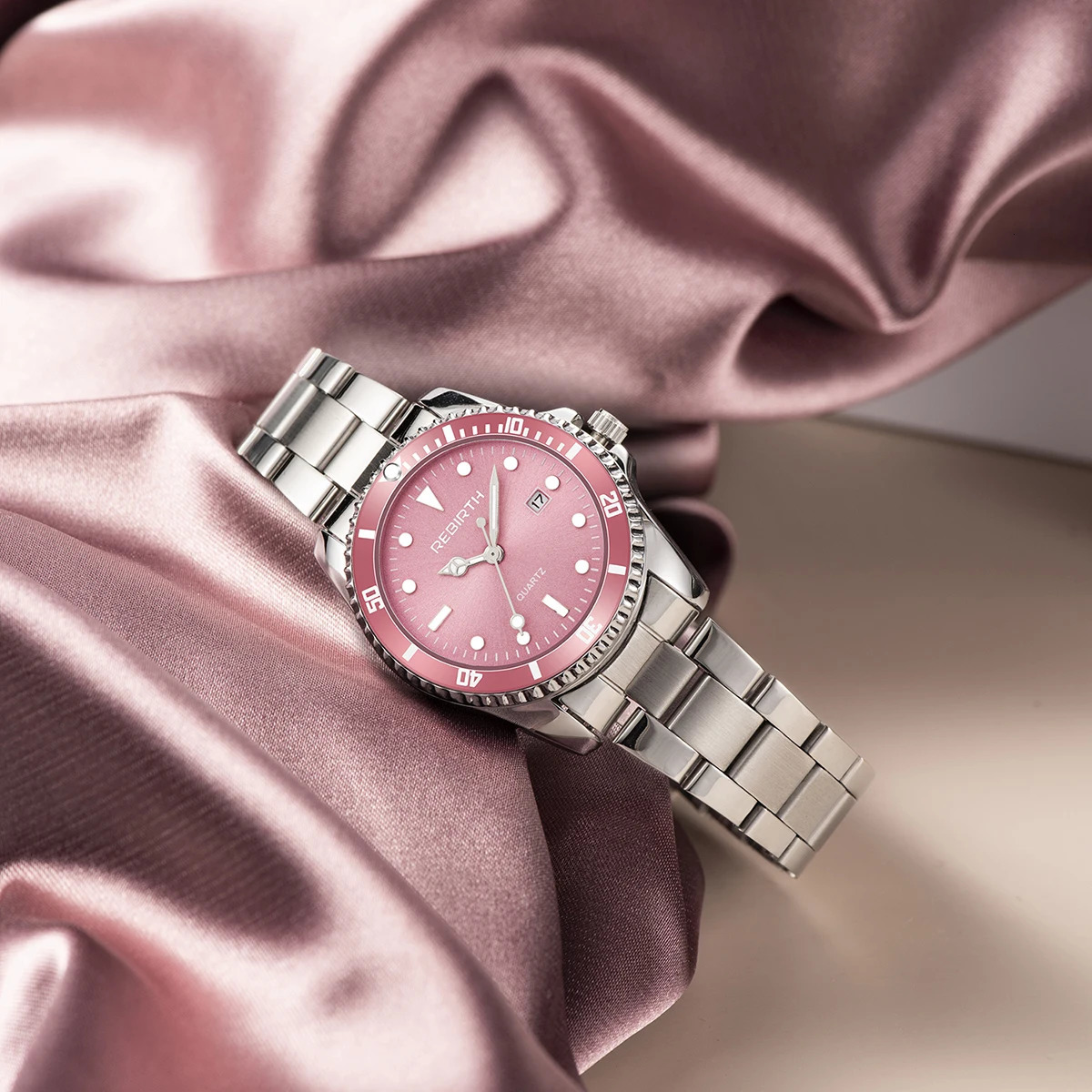 Ladies Stainless Steel Strap Elegant Business Classic Quartz Watch 250606