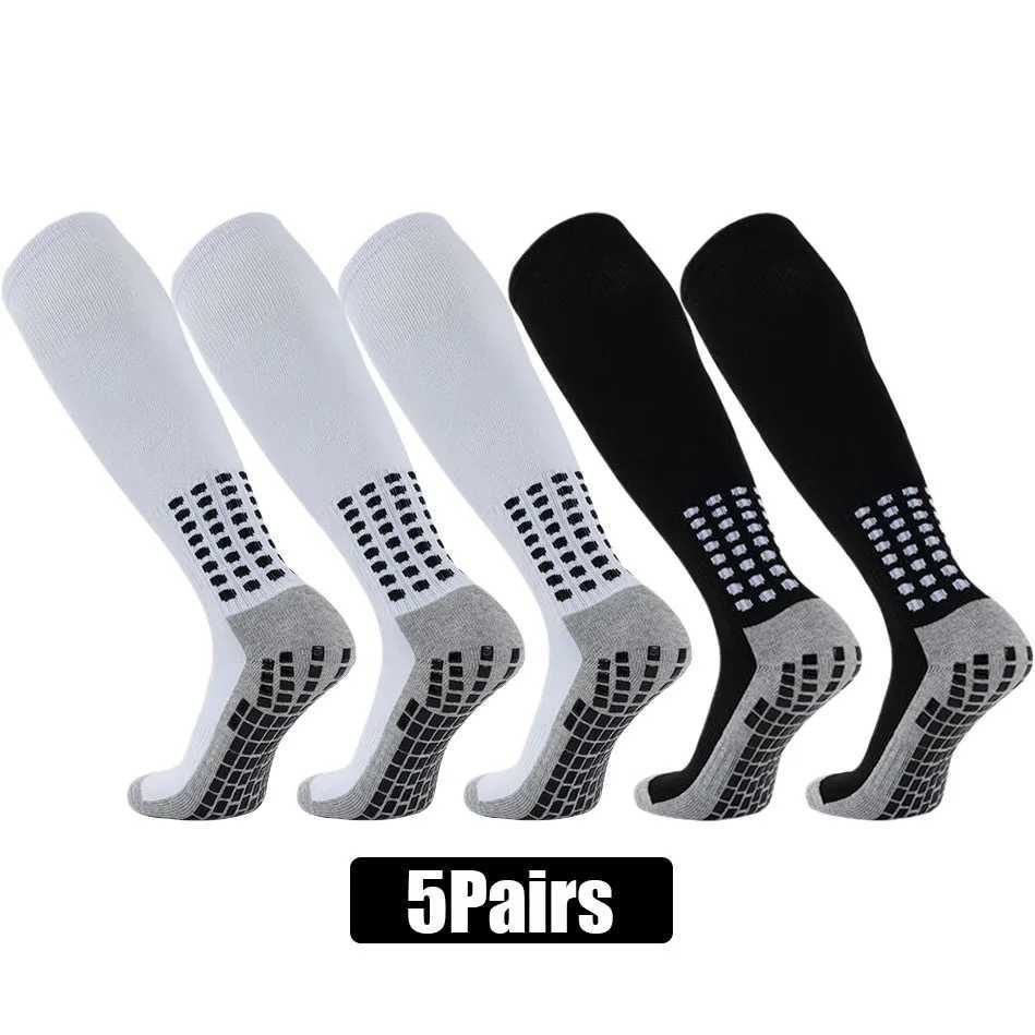 5Pairs knee high Long Non Slip Socks for Men and Womens Active Pursuits Shock Absorbing for Running Hiking Z250610