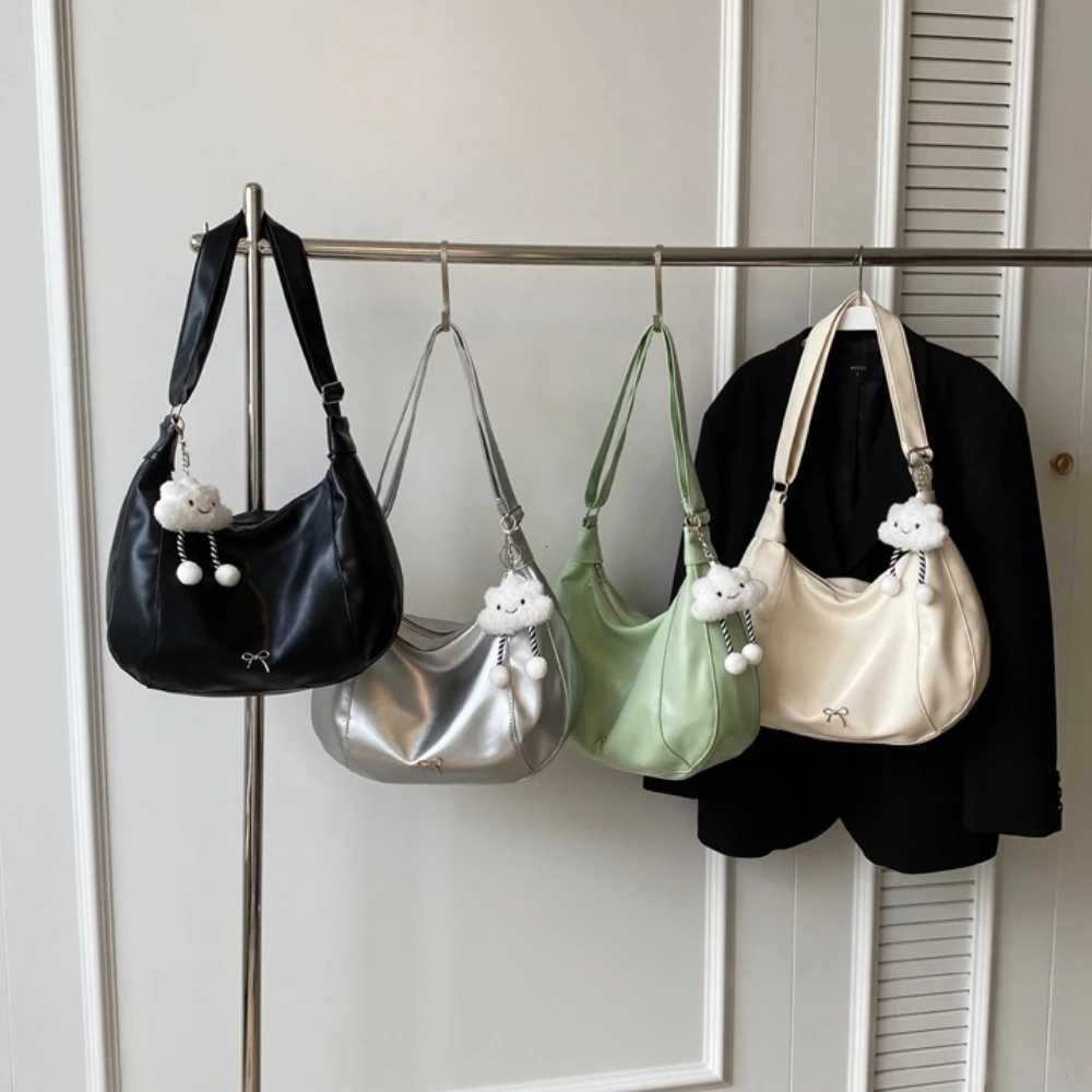 2025 Summer New Large Capacity Underarm Shoulder Bag Crossbody Bag Womens Fashion Backpack Comes with a Small Doll as a Gift XJ250610