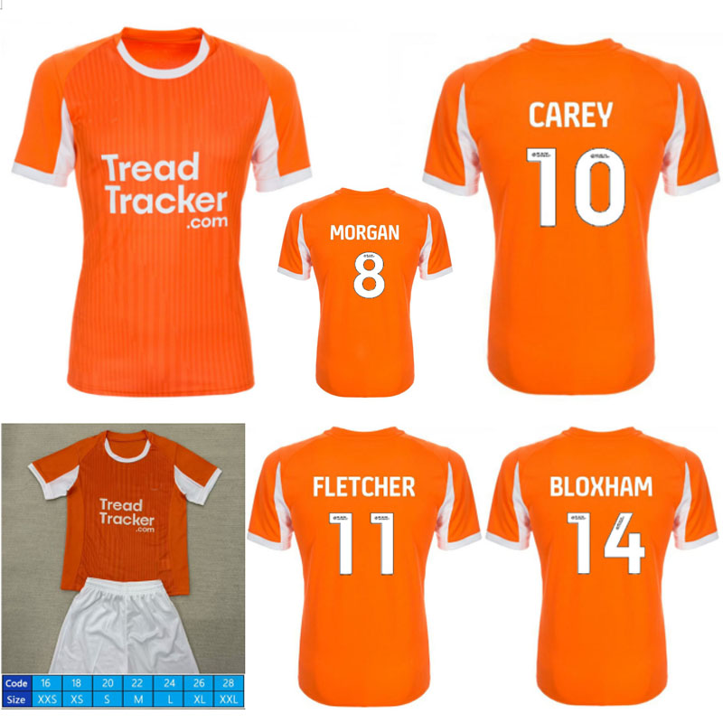 25 26 Blackpool FC soccer jerseys 2025 2026 home away NORBURN BLOXHAM SILVERA football shirts CAREY man Kit S-4XL Men Kids uniforms
