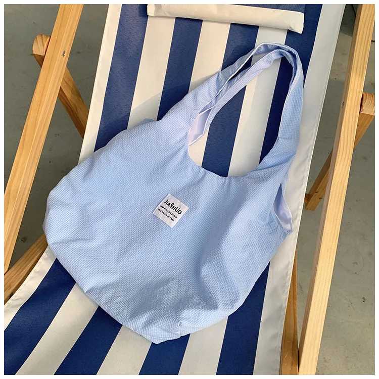 Canvas Tote Bags For Women Large Capacity Single Shoulder Bag Student Classes Commute Laptop Carrying Bag Casual Handbags XJ250610