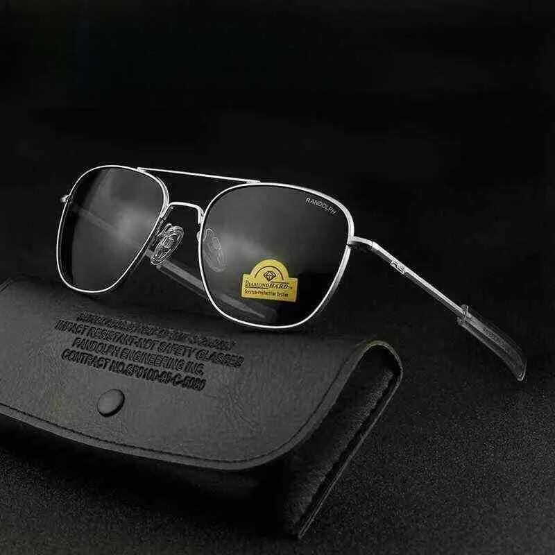 Sunglasses Randolph Re Men Woman Brand Designer Vintage American Army Military Sun Glasses Aviation Gafas De Sol Hombre gift
