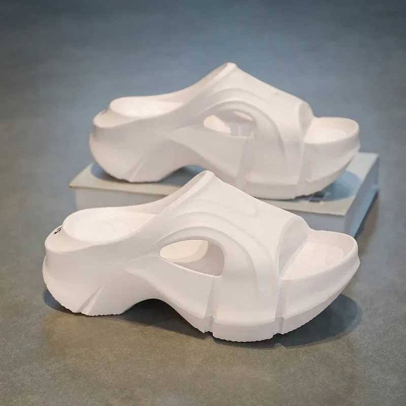 Summer Beach Wedge Platform Eva Slippers Women Thick Platform Indoor Home Slides Woman Lightweight N Slip Bathroom Flip Flops XJ250610
