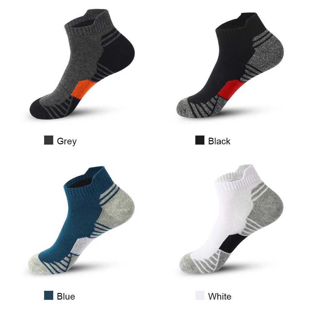 5/10Pairs Mens Ankle Sport Socks - Sweat-absorbing Breathable Comfy Socks For Running Outdoor Activities Z250610