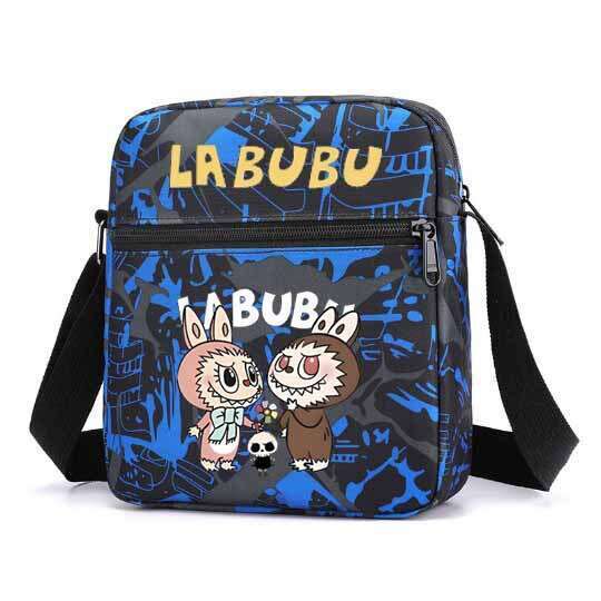 New Labubu Student Backpack Boys and Girls Children's Shoulder Crossbody Box Lunch Bag
