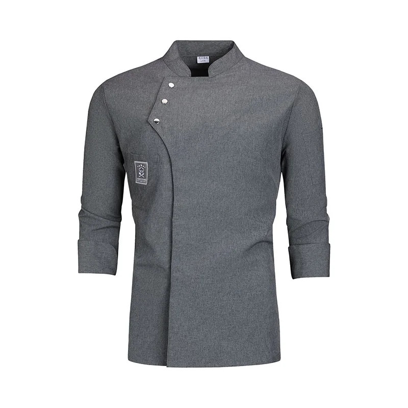 Food service Kitchen Cooking Costume Pizzaiolo Chef Uniform Restaurant Cook Jackets Bakery Cafe Waiter Waitress Working Clothes 250611