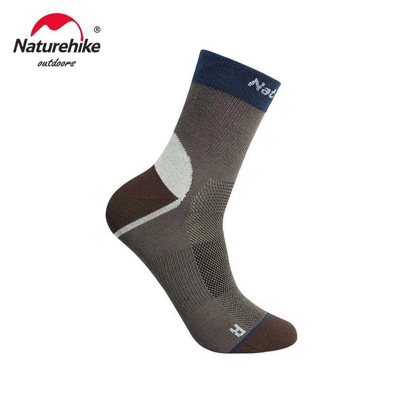Naturehike Socks Mens Womens Sports Quick-drying Right Angle Sock Outdoor Running Hiking Mountaineering Breathable Mid-Calf Z250610