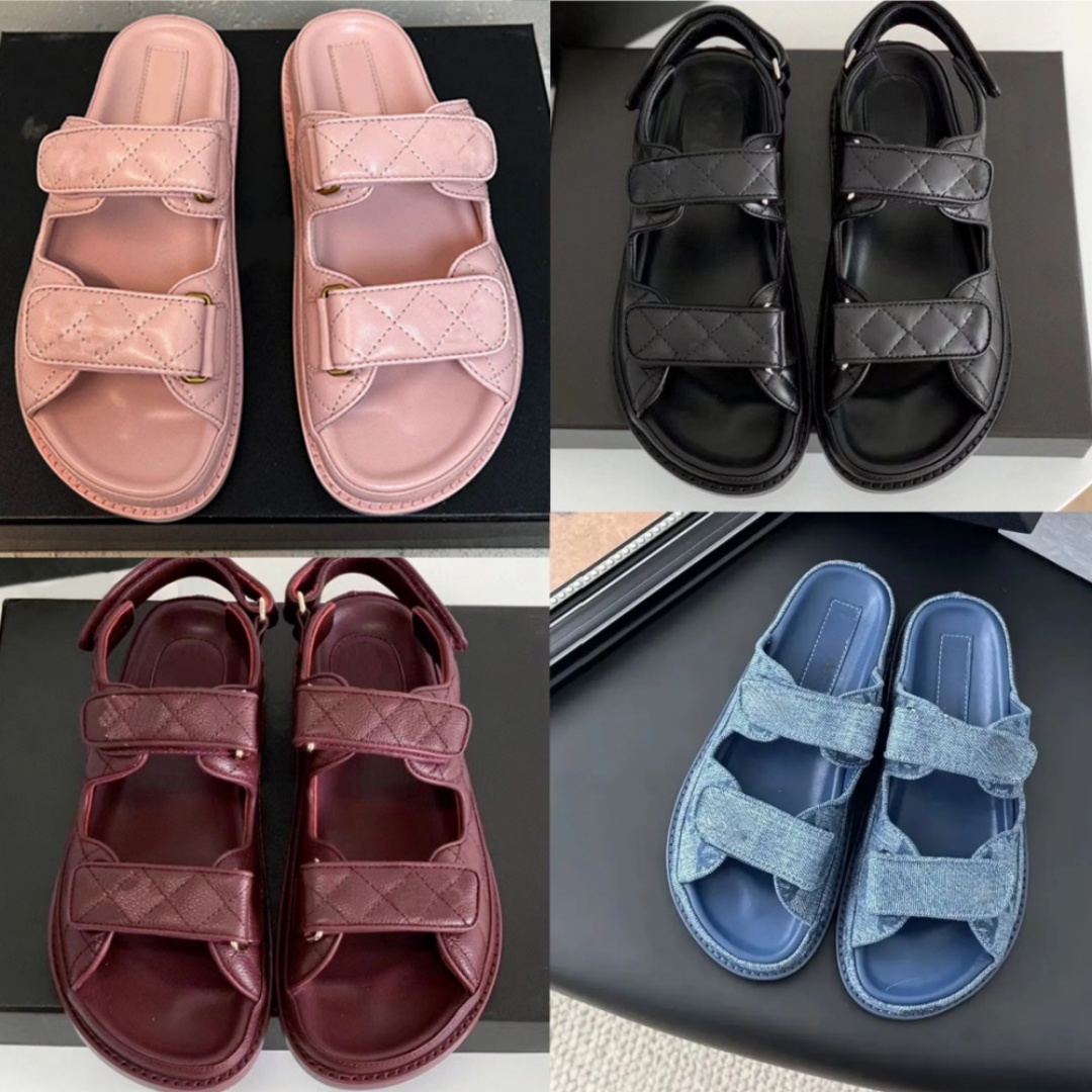 designer sandals fashion sandals summer slippers sandals luxury womens sandals sliders casual shoes platform beach casual designer Outdoor shoes with box 35-42
