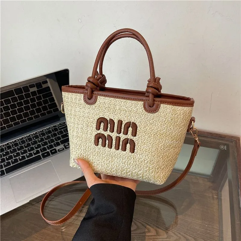 Tote bag designer bag handbag luxury shoulder bag crossbody beach bag ladies mini braided bag high quality versatile commuter bag
