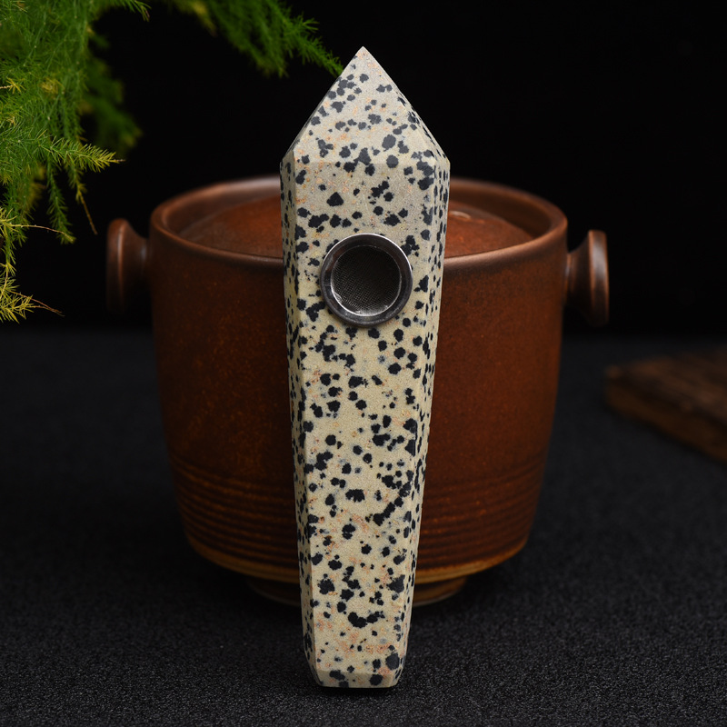 90g Natural Quartz Clear crystal smoking pipe tobacco pipe point wand cigarette Beautiful