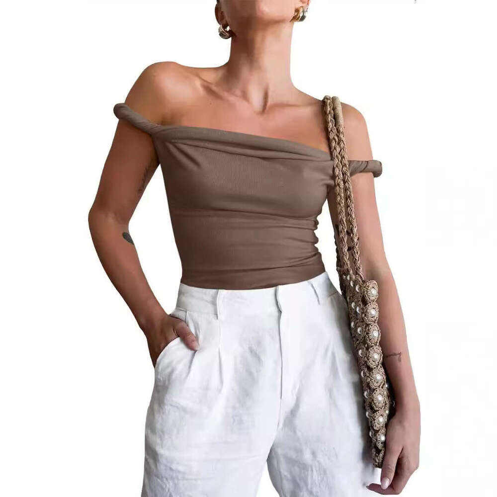 Women's T-Shirt Tank Twist Knot Strap Vest Sexy New Fashion Crop Top B5