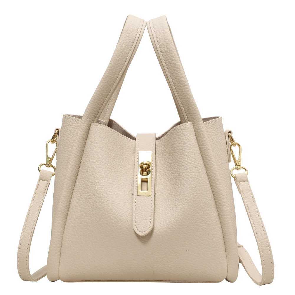 Bucket Bag for Women Magnetic Closure Shoulder Bag PU Leather with Inner Bag Satchel Bag Solid Handbag for Work TravelXJ250610