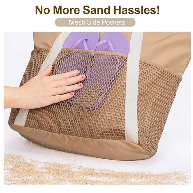 Waterproof Sandproof Beach Women's Handbag Travel Swimming Carry Tote Bag