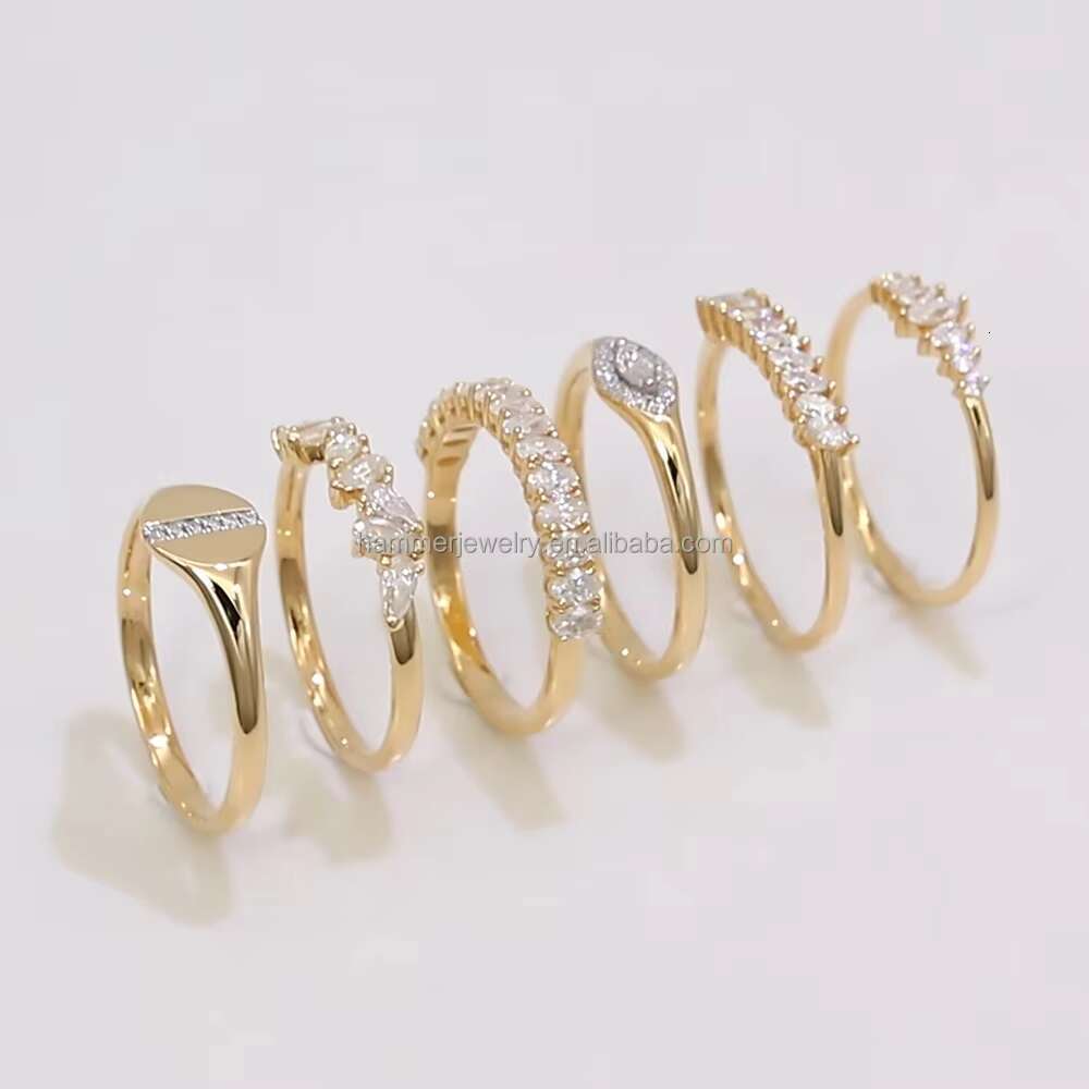 Beautifully Designed Gemstone 14k Ring 14k Solid Gold Ring Birthdays Pretty Moissanite Fine Jewelry Ring