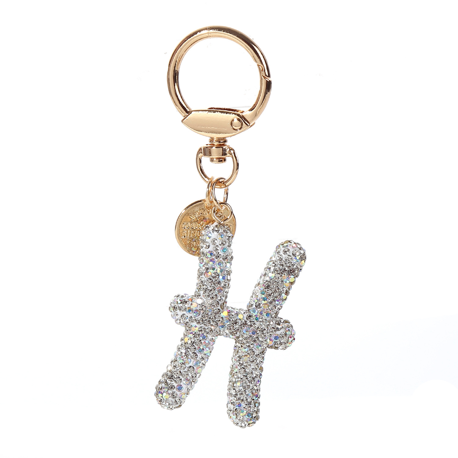 Fashion shiny car keychain diamond encrusted constellation keychain exquisite personalized key decorative book bag bag pendant jewelry couple jewelry 