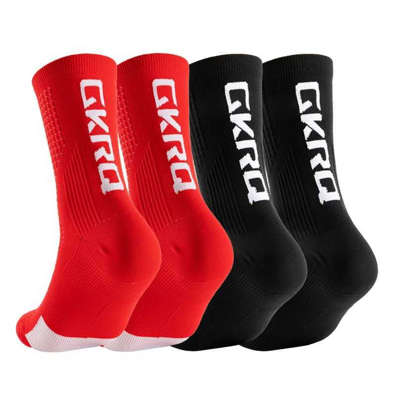 GKRQ 4pairs 2023 New Cycling Socks Bike Nurse Compression Road Bike Running Mtb Knee-high White Sports Funny Brand Black Z250610
