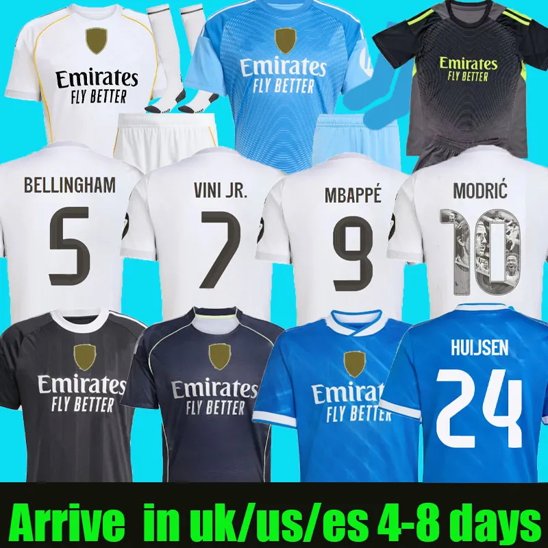 24 25 26 3 4XL BELLINGHAM VINI JR soccer jerseys MBAPPE Tchouameni football kits REALS CAMAVINGA Rodrygo MODRIC MADRIDS men kids kit maillot de foot Arda Guler ARNOLD