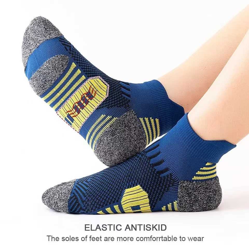 3/5Pairs Mens Sport Socks Breathable Outdoor Running Basketball Socks Training Short Tube Socks For Men Z250610