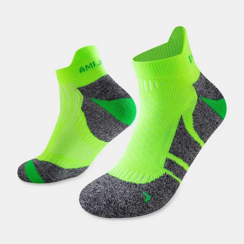 Professional Marathon Running Ankle Socks Men Women Outdoor Thick Cushion Breathable Mountaineering Hiking Badminton Sports Socks Z250610