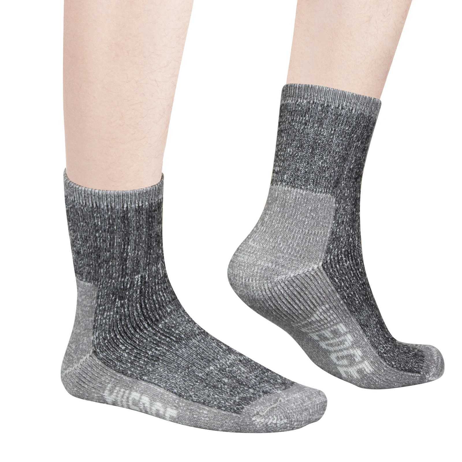 YUEDGE Womens Merino Wool Hiking Socks Cushioned Crew Boot Socks Thermal Warm Socks For Women 34-44 Z250610