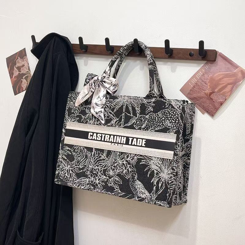 Designer Bag Fashion Large Canvas Tote Shoulder Crossbody Bag Classic Unisex Travel Beach Shopping Purse