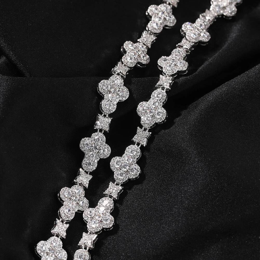 UWIN Tennis Chain With Full Iced Out Star CZ Cubic Zircon Fashion Luxurious Choker HipHop Jewelry
