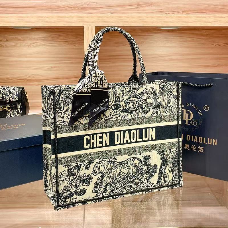 Designer Bag Fashion Large Canvas Tote Shoulder Crossbody Bag Classic Unisex Travel Beach Shopping Purse