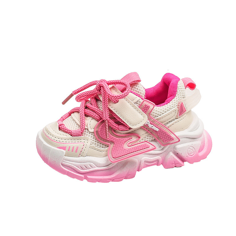 Ddmyshoesvip Sports Spring And Autumn Mesh Breathable Casual Boys Dad Girls Baby children's shoes Single Shoes