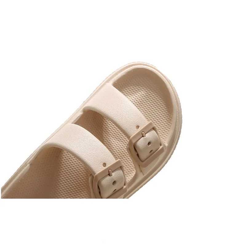 Double Band Slippers For Womens Men Summer EVA Cloud Sandals Woman Thick Platform Slides 2025 Mens Beach N Slip Flip Flops XJ250610
