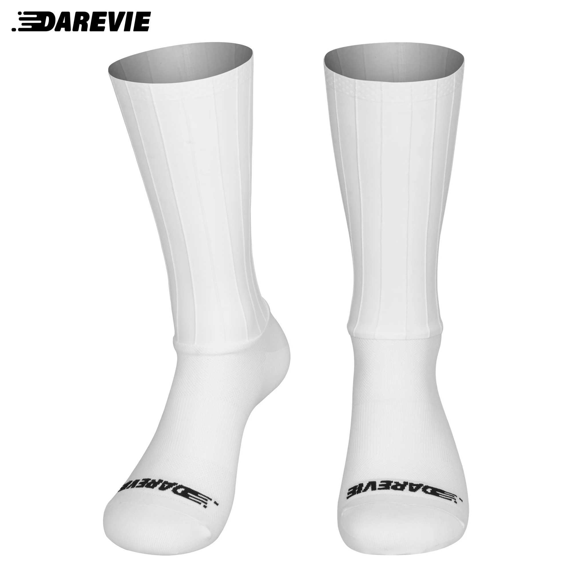 DAREVIE Cycling Socks Aero High Speed Cycling Sock Pro Sports Socks For Men Anti-slip Breathable Athletic Socks Moisture Control Z250610