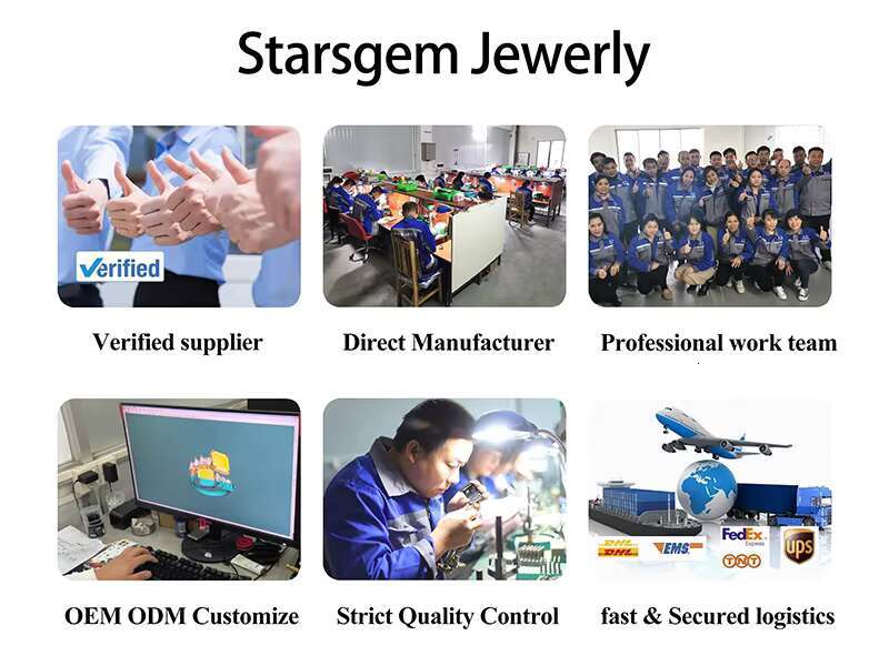 OACOCA Starsgem Customized White Gold Jewelry Round Moissanite HPHT Lab Grown Diamond Tennis Chain Necklace