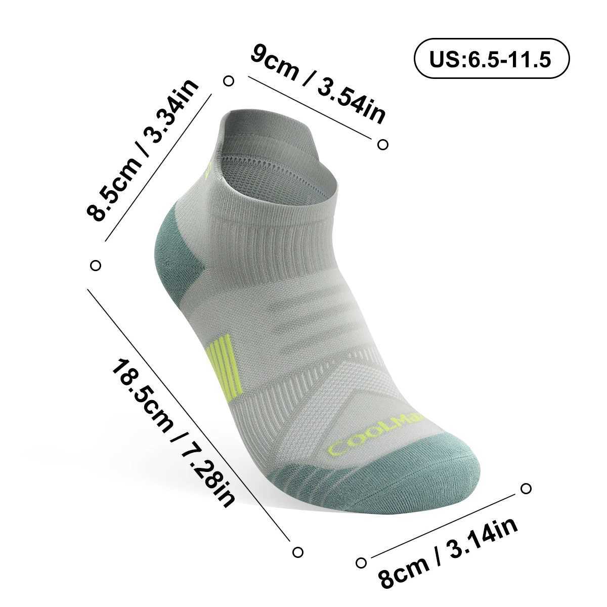 WRELS Coolmax Sports Socks Breathable CoolMax Moisture-Wicking Arch Support Damping Socks Professional sports socks Hiking Running Z250610