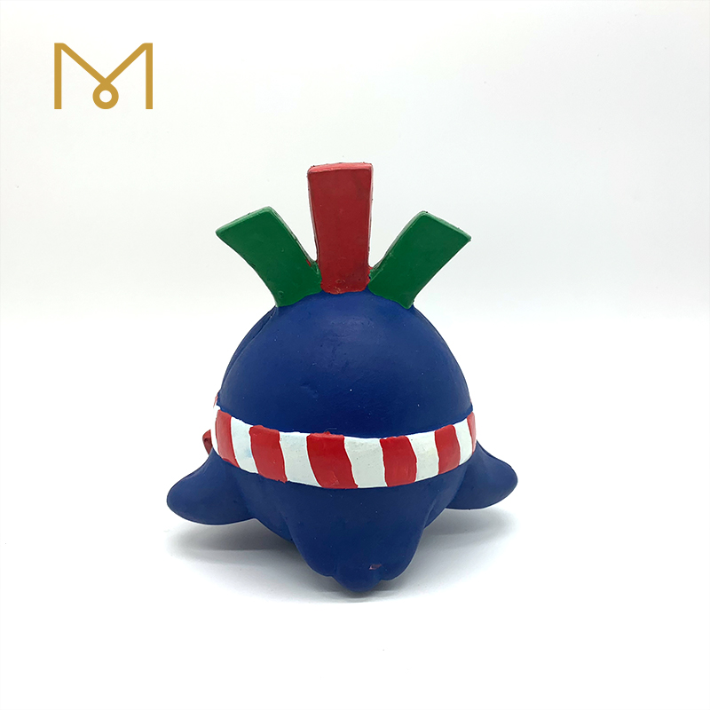 Screaming Christmas Bird Dog Toys Latex Pet Bird Teething Squeaker Interactive Rubber Dog Toy Squeaky Chew Funny Puppy Pet Toys 2pcs/Pack