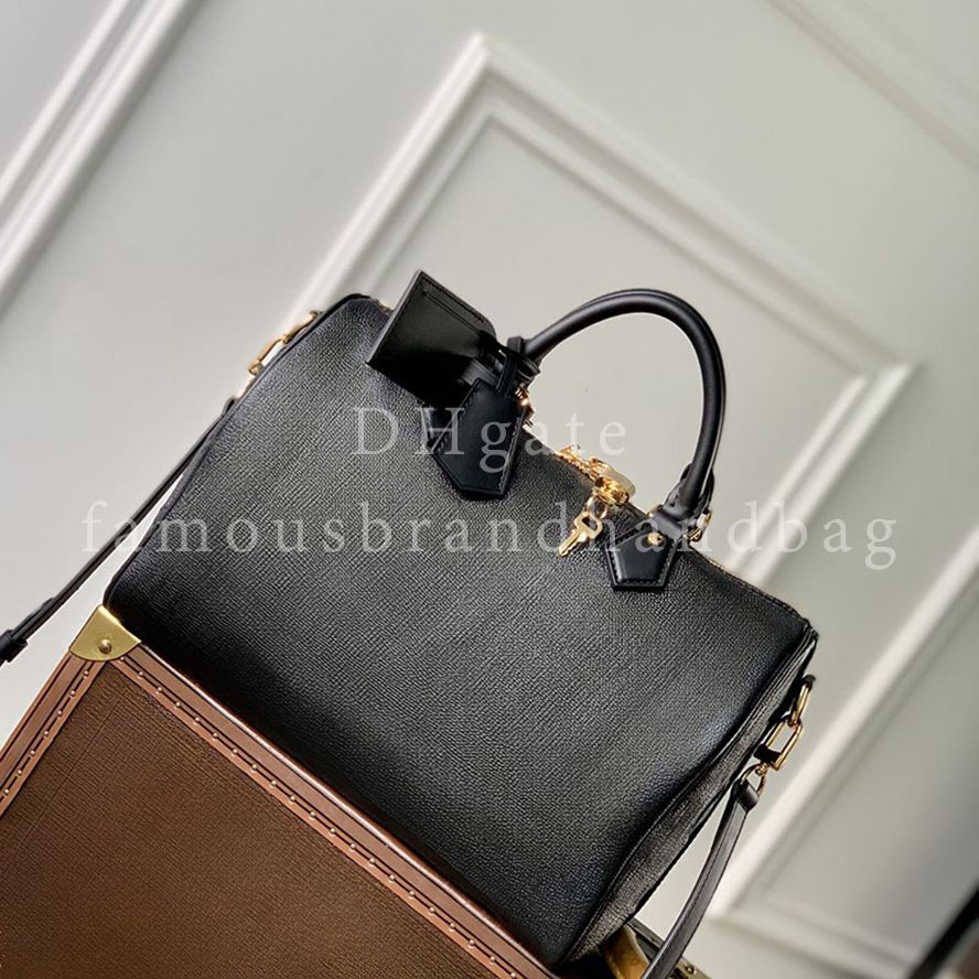 Exact Mirror Quality Designer Shoulder Bag Soft 30 Luggage Bag 30CM Boston Bag Women's Crossbody Bag With Gift Box LS01G2