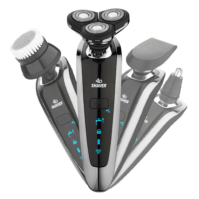 Electric Shaver Electric Razor Beard Trimmer Rechargeable Hair Cutting Shaving Machine Clipper for Men Waterproof 240624
