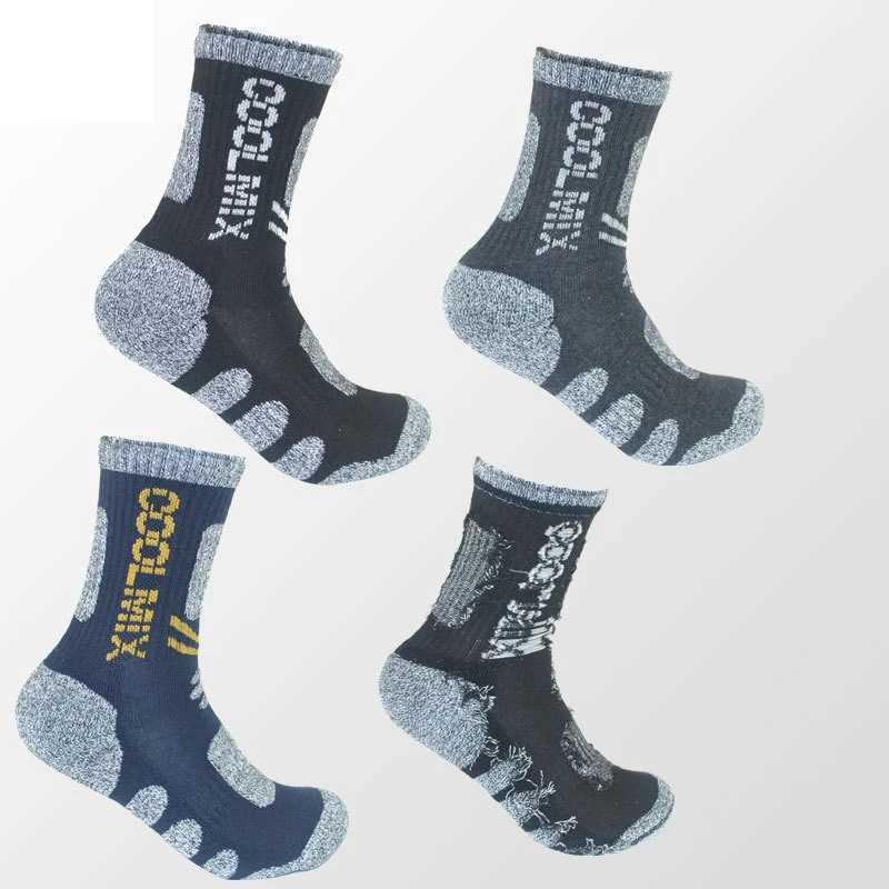 Mens Outdoor Sports Socks Suitable for Hiking Mountaineering Sweat Absorption Breathable Pure Cotton Sports Socks Z250610