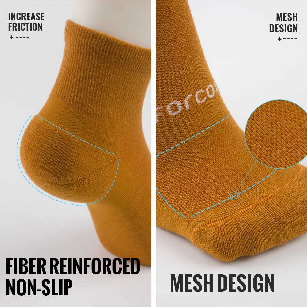 WRELS Merino Wool Socks Compression Winter Ankle Cotton Socks Basketball Professional Racing Cycling Socks for Men Women Z250610