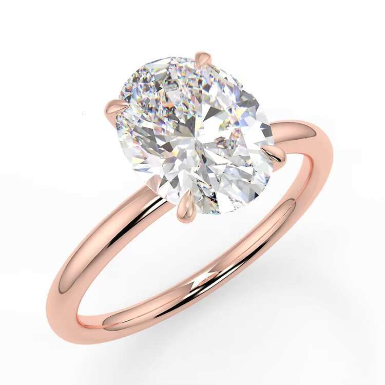AAA GEMS Wholesale Price New Moissanite Ring Oval Custom Moissanite Ring