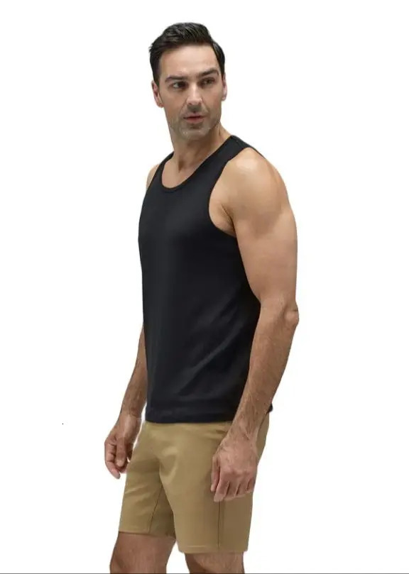 Mens Merino Wool Tank Top Active Sleeveless Undershirt Moisture Wicking Breathable AntiOdor Lightweight Base Layer 250609